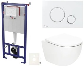 Fali WC szett SAT Fusion előtétfalas szereléshez SIKOSSTORFU70