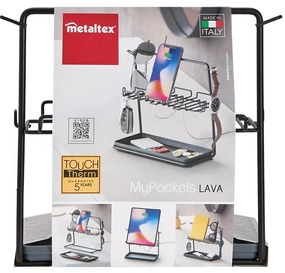 My Pocket fekete irodai rendszerező - Metaltex