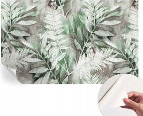 Öntapadós fali fotótapéta Hálószobába Akvarell levelek 416x254 cm