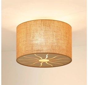 Brilagi - COUNTRY ROLLER mennyezeti lámpa 1xE27/15W/230V, 50 cm, bézs
