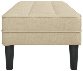 Kárpitozott pad Krém 113x57x39 cm