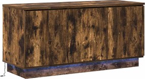 vidaXL TV szekrény Füstölt tölgy 100 x 38 x 49 cm Faanyag