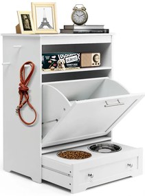 Fa kisállatetető szekrény