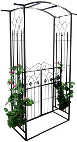 Kerti pergola kapuval 217 x 106 x 50 cm