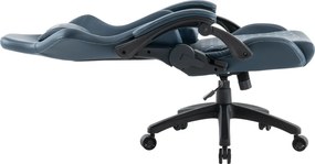 Irodai/gamer szék, kék, teherbírás 150 kg, SAMIE