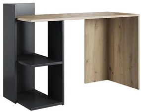 Íróasztal MARLO artisan tölgy/antracit