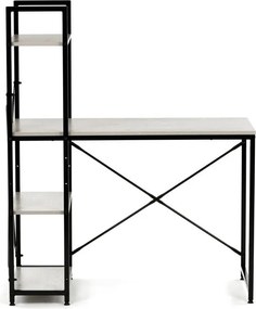 Íróasztal 100x48 cm, MDF, fehérített tölgy, GD-512 WT