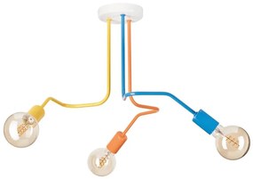 Felületre szerelhető csillár  MATYLDA 3xE27/60W/230V színes