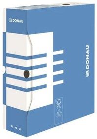 Archiválódoboz, A4, 100 mm, karton, DONAU, kék (D7661K)
