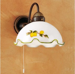 Kolarz 731.61.116 - Falilámpa NONNA 1xE27/75W/230V citrommintás