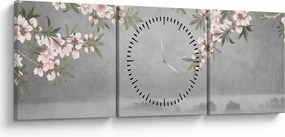 Kép - Hold a táj felett (órával) (90x30 cm)