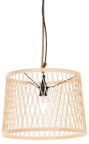 Rusztikus kültéri függőlámpa rattanból 40 cm - Calamus