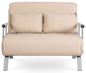 Kétszemélyes Ágyazható Kanapé Bézs Színben. BART 2