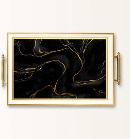 Üveg tálca, 38×24 cm – TPB10006