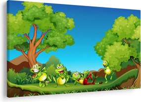 Kép - Boldog békák (90x60 cm)