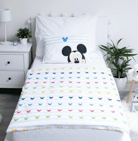 Disney Mickey Colors gyerek, ovis ágyneműhuzat 100×135cm, 40×60 cm