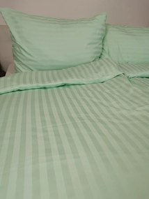 Damaszt zöld lepedők TiaHome - 1x Párna 90x70cm, 1x Paplan 140x200cm