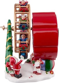 X-MAS zenélő óriáskerék 15cm