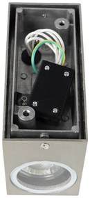 Modern fali lámpa alumínium 2-lámpás IP44 - Baleno