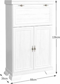 Bárszekrény KK5, sosna andersen, KORA