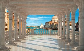 Fotótapéta Velence Oszlopok Csatornák Panoráma Építészet 254x184 +ragasztó