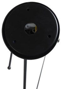 Függőlámpa fekete redőzött árnyékolóval 35 cm krém - Blitz