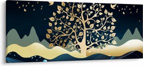 Egy aranyfa képe (120x50 cm)