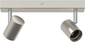 vidaXL Mennyezeti spotlámpa Nikkel 26 x 6,5 x 11,5 cm Fém