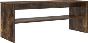 vidaXL TV szekrény Füstölt tölgy 100 x 35 x 40 cm Faanyag