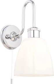 Endon modern fürdőszobai lámpa piper króm opál end95506