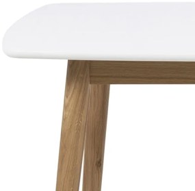 BERG étkezőasztal fehér színben