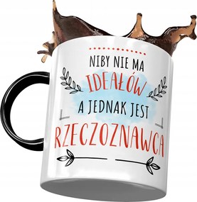 Fekete Bögre Az Értékbecslőnek Nincs Ideál Nyomtatott Fotóval