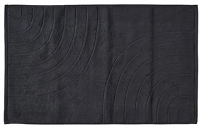 Fekete fürdőszobai kilépő 50x80 cm Time – Zone