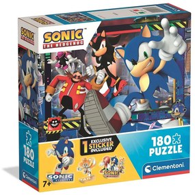 Sonic a sündisznó Spin Dash 180 db-os puzzle Clementoni