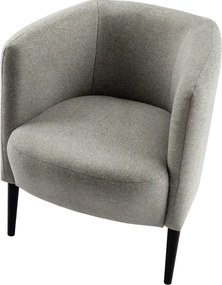 Fotel, világosszürke/fekete, ALIEN