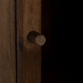 Barna mangófa tálalószekrény 40x180x40 cm Ravi – Ixia