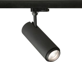 RENDL FOCUS 20 ZOOM DIMM háromáramkörös sínre fekete 230V LED 20W 10 60° 3000K 4000K 5000K