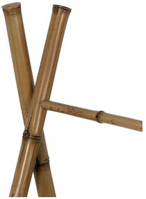 Natúr színű bambusz polcos állvány 78x165x40 cm Manali – Ixia