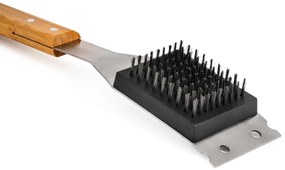 Grillezőeszköz G21 tisztítókefe fa nyéllel