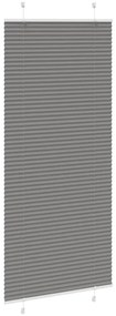 pliszírozott redőny antracit 100x200 cm szövetszélesség 99,4 cm