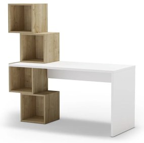 Íróasztal tölgyfa dekorral 60x154 cm Cubik – Marckeric