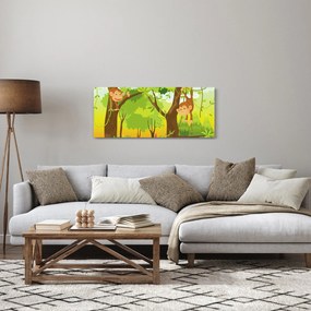 Kép - majmok (120x50 cm)