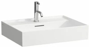 Mosdó Laufen Kartell By Laufen 60x46 cm fehér színben fényes felülettel középső nyílással H8103330001041