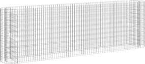 vidaXL horganyzott vas gabion magaságyás 330x50x100 cm