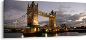 Kép - Tower Bridge éjszaka (120x50 cm)