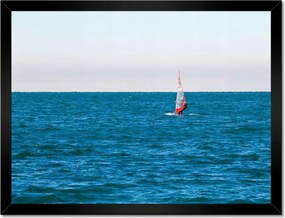 Poszterek keretben 40x30 Windsurfer trieste tenger