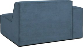 Kék kordbársony kanapé modul (bal oldali) Sting – Scandic