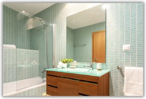 Keret Nélküli Fali Tükör 30X40 CM Klasszikus, Önállóan Rögzíthető