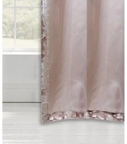 Rózsaszín függöny szett 2 db-os 168x229 cm Crushed Velvet – Catherine Lansfield
