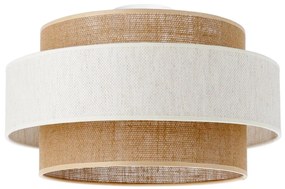 Mennyezeti lámpa BOHO 1xE27/60W/230V Ø 40 cm krémszínű/juta